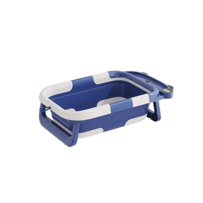 MH548 PP+TPE Hot Selling Collapsible Baby Bathtub Folding Children's Tub With Portable Fold Bathtub