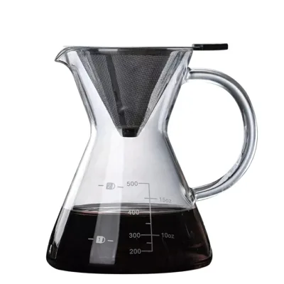 Drip Coffee Pot Stainless Steel Coffee Percolators American Coffee Maker Tea Brewer Set