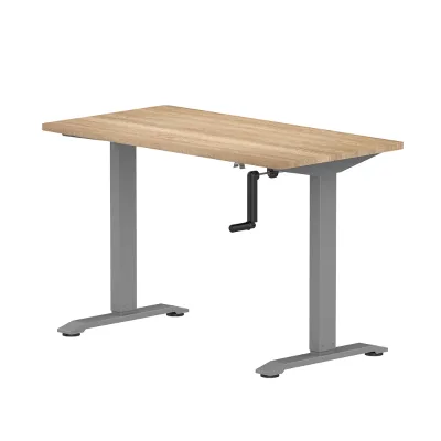 Manual Height Adjustment Stand Desk Professional Frame Stand up Ergonomic Hand Crank Manual Adjustable Height Standing Desk