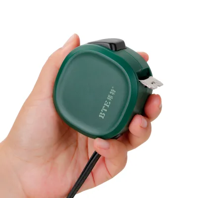 BTE D36 Model Minimal Design Auto Lock Easy Retract Carbon Steel Blade 3m Length Customize Logo Metric Imperial Measuring Tape