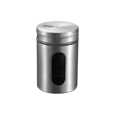 304 Stainless Steel Asian Zen Multi-Purpose Seasoning Can & Bottle with Toothpick Tube for Party Use