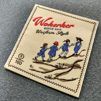 Custom Woven Label Clothing Labels Brand Name Woven Garment Labels Tags for Clothing