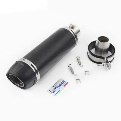600cc Street Racing 51mm Muffler Motorcycle CBR CFMOTO 450SR R3 R15 ZX-4R STRAIGHT Exhaust Motorcycle Exhaust Pipe