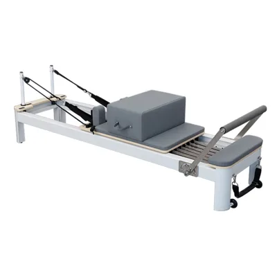 High Quality Aluminum Pilates Small White Bed Core Training Bed Pilates Reformer Sale Pilates Fitness Bed Gym Equipment