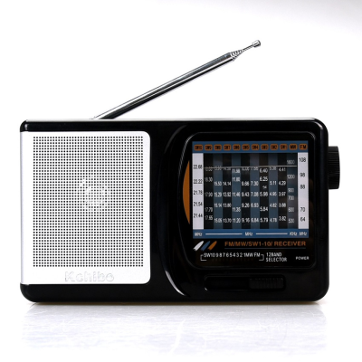 Hot Selling for Kchibo 12 Band Vintage Classical Radio Good Sensitivity FM/MW/SW Durable Plastic Material