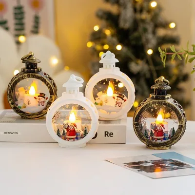 Christmas Light Ornament Merry Christmas Decoration for Home Natal Navidad Christmas Ornaments Xmas Gift New Year