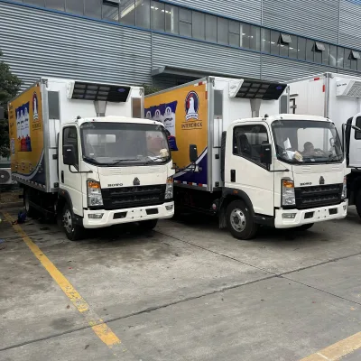 HOWO RHD Chick Truck Day-Old Chick Transport Hatchery Thermostatic Transport Vehicle