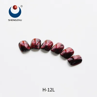 H12L Black Red Chameleon Color Change Flakes for Nail Art Nail Gel Polish Painting Epoxy Resin
