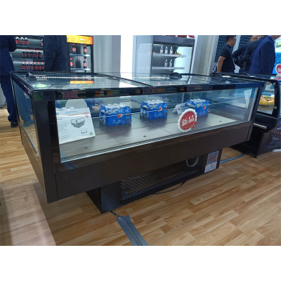 Two Temperature Mode Fridge Refrigerator showcase Commercial Freezers