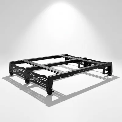 Universal Premium Manganese Steel Truck Chase Rack, Adjustable Bed Luggage Cargo Carrier, Anti-Scratch Roll Bar