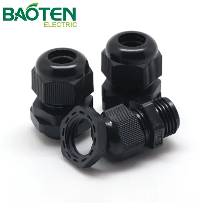 BAOTENG PG Adjustable Locknut M20 Explosion Proof M16 Cable Gland High Quality Plastic IP68 Nylon Cable SGS Zip Ties Nylon