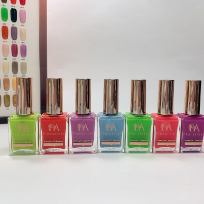 Custom Printing Fast Dry Vegan Regular Nail Polish Supplies 15ml Lasting Color Glitter Nail Lacquer for Nail Paint