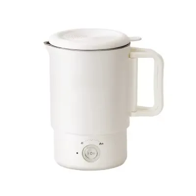 Outdoor Travel Portable Electric Kettle Stainless Steel Mini Foldable Water Boiler for Home and Business Tea