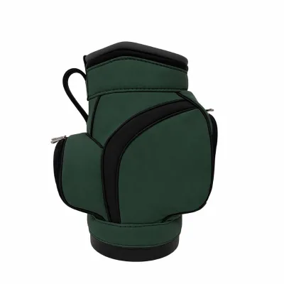 OEM Custom Logo Den Caddy Golf Bag Top PU Leather Country Club Display Bag Wholesale Manufacturer