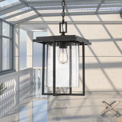 Outdoor Pendant Light, Waterproof Courtyard Light, Outdoor Pavilion, Corridor, Balcony Light, Sunroom Pendant Light