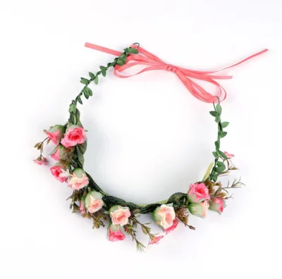 Wholesale New Design Beach Hawaiian Flower Garland Artificial Hawaiian Flower Crown