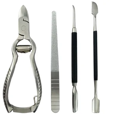 High Quality Nail Tools Ingrown Toenail Nipper Stainless Steel Nail File Cuticle Pusher