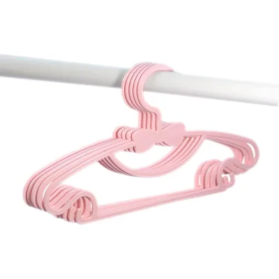 Premium Quality Single Tier Multi-functional Eco-friendly Space Saving Plastic Children Seamless Wardrobe Coat Hanger