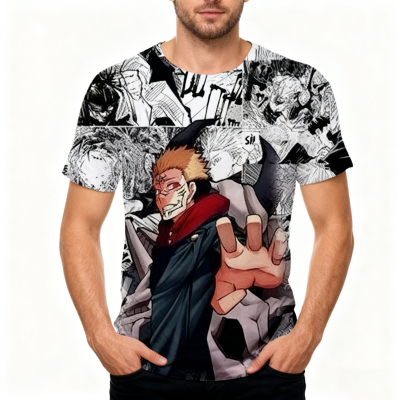 Game Graphic Short Sleeve Tshirt Factory Direct Wholesale