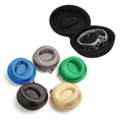 Portable Waterproof EVA Watch Travel Case with Zipper Wristwatch Storage Bag and Box Special Purpose Bags & Cases