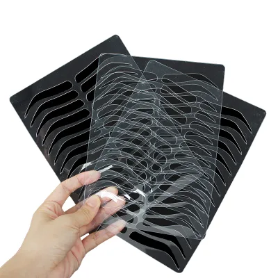 Wholesale New Hot Sale Eyebrow Practice Stencils Eyebrow Stencil Templates Plastic for Permanent Makeup Training With Low Price