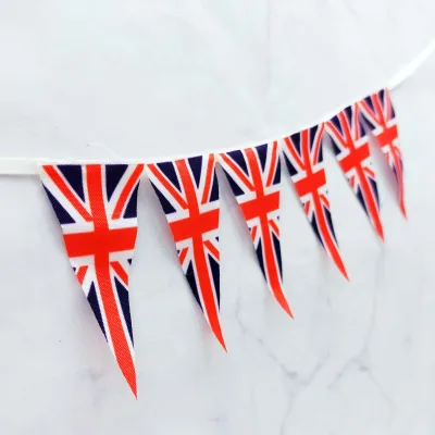 Miniature 1:12 Jack Union Bunting for Dollhouse Decoration