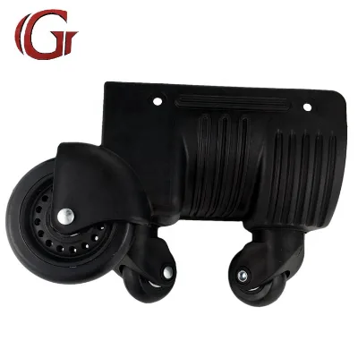 Factory Direct Plastic Trolley Wheel 3pcs Single Wheel for External Soft Suitcase
