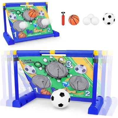Children's Electric Soccer Gate Automatic Moving Soccer Gate Throwing Set Basketball Baseball Shooting Court