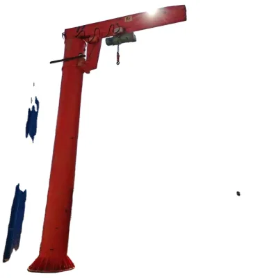 Electric Hoist Brick Floor Mounting Mini Pillar Jib Crane Lifting 2t From Famous Crane Factory
