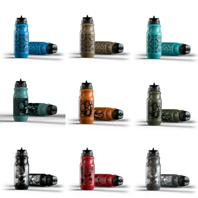 Food Grade Silicone Muit-Color Bike Bottle ENLEE 650ML Bicycle Water Bottle Bike Parts