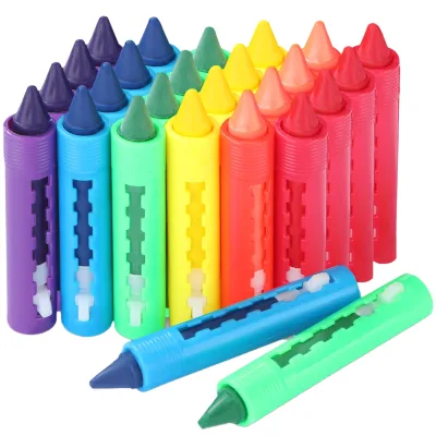 Bath Crayons Window Bathtub Crayons Washable Easy Clean Colorful Markers Toys Shower Crayons Bath Paint for Toddlers Kids