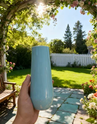 Blue Non-breakable PET Plastic champagne Glass Without Stem, 8 Oz, Suitable for All Occasions, Parties, Gatherings, Weddings