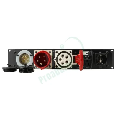 LA-POWER II 3-Phase Power Distribution Unit 100-240V with 16A 32A and PowerCON Outputs for Amplifier Racks