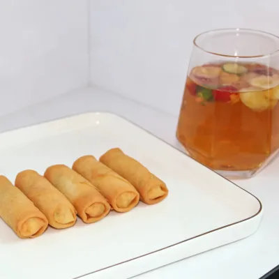 42.6g Vegetable Spring Rolls Wholesale Vegan Spring Rolls Frozen Ready-to-Fry Snacks OEM Customization