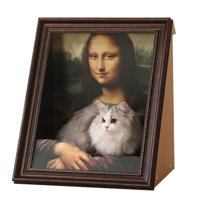 Luxury Cat Bed with Integrated Scratcher Durable and Customizable for Indoor Use