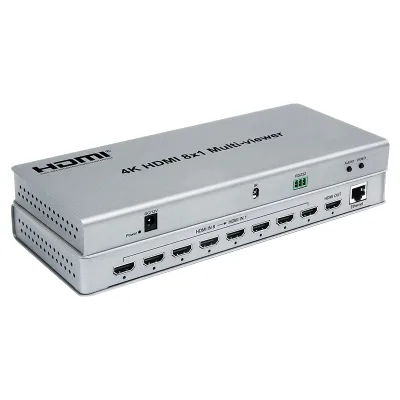 8 Port HDMI Multiviewer 8 Input 1 Output HDMI 8x1 Multiviewer Support 1080p Input 4K Output