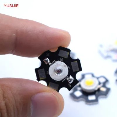 High Brightness 3V SMD LED Lamp Beads 1W 3W with Heat Sink COB Consumer Electronics Product