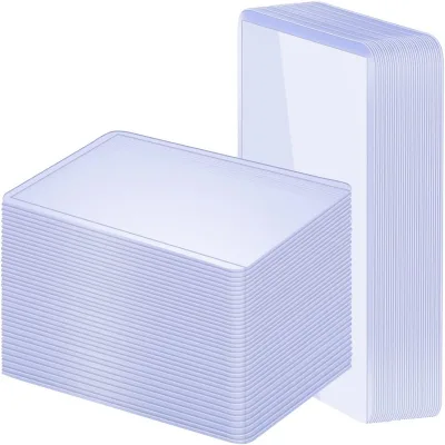 Top Rated Laser Engraved Custom Card Seamless Waterproof Toploader for Card Collectors