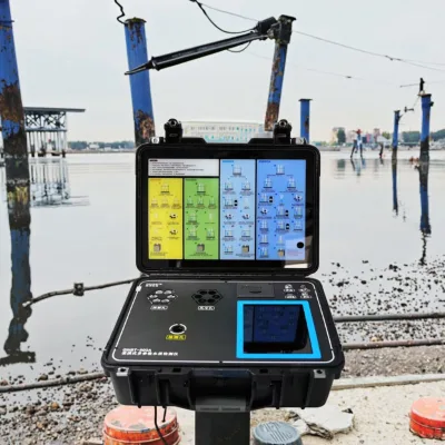 Professional 16 1 Portable Digital Multi-Parameter Tester for Aquaculture Pool Laboratory Electronic Water Quality Meter