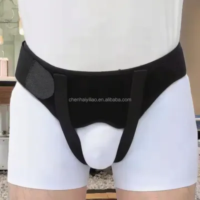 2025 Custom Healthcare Medical Support Elastic Adjustable Inguinal Bandage for Hernia Ceinture De Hernie Hernia Belt