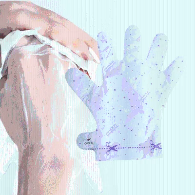 Private Label OEM Organic Hand Care Repair Mask Sheet Niacinamide Whitening Moisturizing Milk Hand Mask for Spa