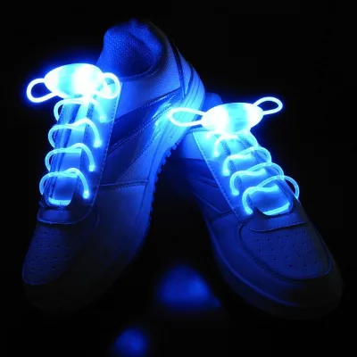 Olive New Generation LED Luminous Silicone Shoelaces Modern Three-Generation Flash Dance Skating Supplies for Home Use Battery