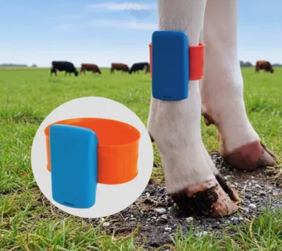 Universal Pedometer Band for Livestock, Durable Silicone Strap for Cattle Activity Monitor Accessory Replacement