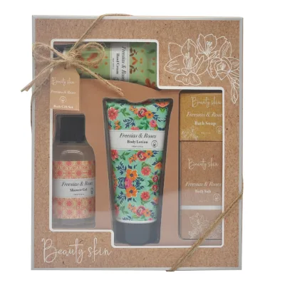 OEM Private Label Luxury Nature Body Wash Body Lotion Hand Cream Bath Gift Set