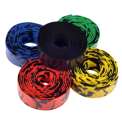 ANKE Camouflage EVA Bicycle Grips & Bar Tape 3.0CM Anti-Slip Shock for Road Bicycles Mountain Bikes and Handlebar/Seat Post