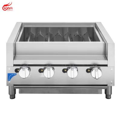 Professional Commercial Stainless Steel Gas Countertop Kabob Broiler, Available in 16/24/30/36/48/60/72/84 Inch (ECB-24KB)