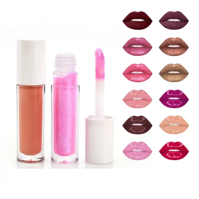 Cosmetics Lipstick Set Gift Box Makeup Boxes Bling Lipstick Charms Labiales Larga Duracion Lip Gloss Set Custom logo Vegan