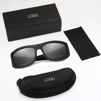 New Trending Polarized Sports Sunglasses Big Size Skin Feeling Super Elasticity Outdoor Cycling Fishing UV 400 Anti Scratch OEM