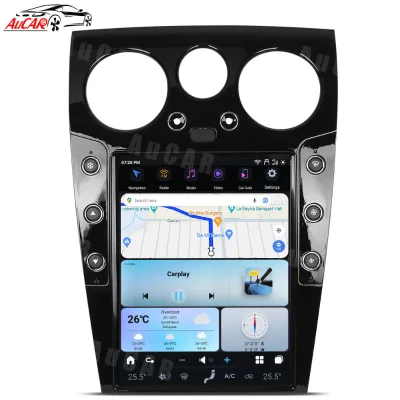 AuCAR 12.1" Tesla Android 13 Car Radio GPS Navigation DVD Player Multimedia Stereo for Bentley Continental  GT GTC 2003-2019