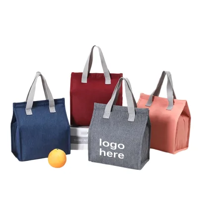 Custom Printed Logo Non-Woven Waterproof Cooler Bag Insulated Thermal Takeaway Lunch Food Delivery Bag Keeps Food Warm Fresh